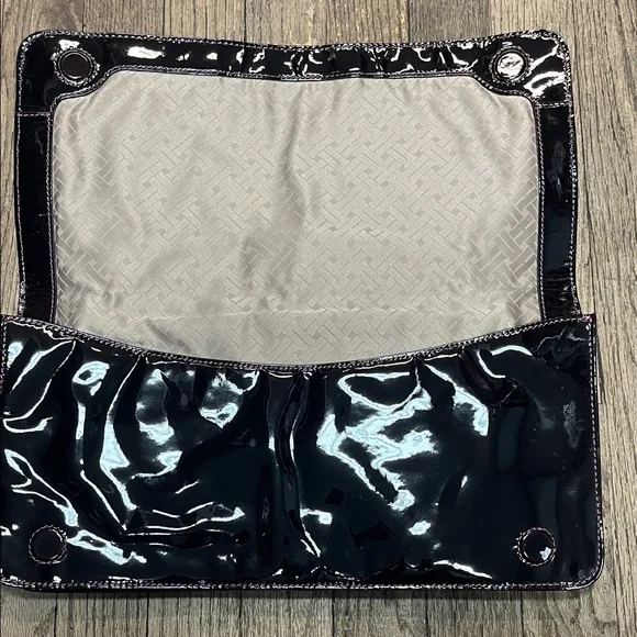 Black Textured Clutch - Picture 3 of 4